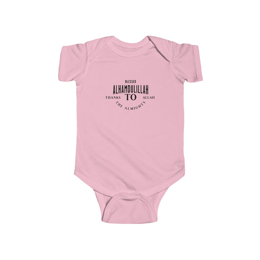 BLESSED "ALHAMDULILLAH" Baby's Bodysuit (🚻)